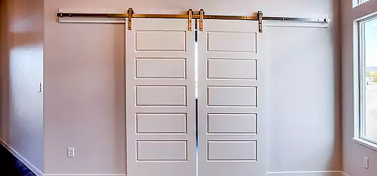 Glass Barn Door with Installation Hardware Kit East Peoria